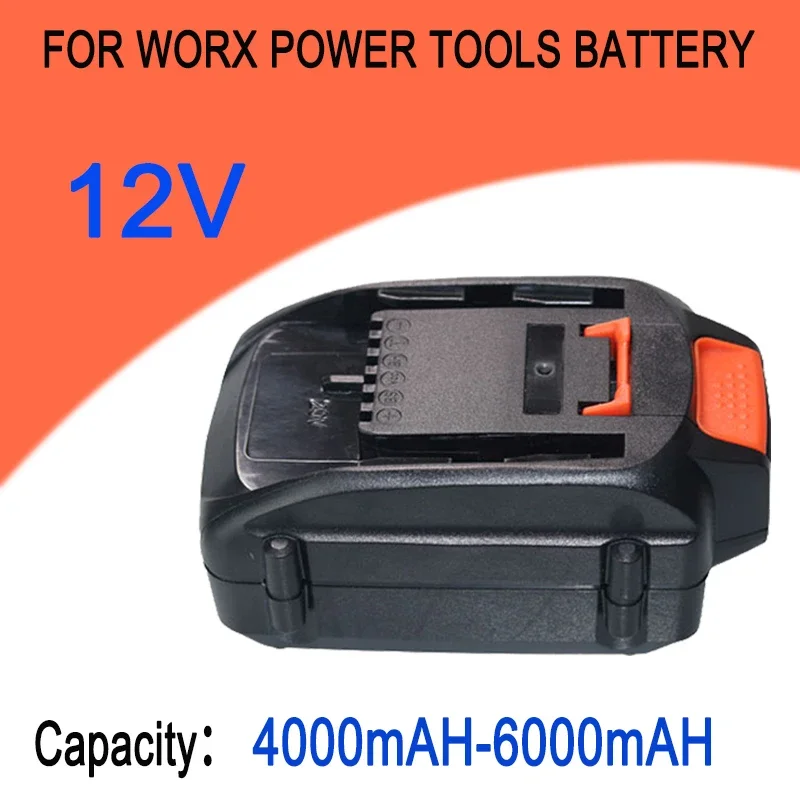 

Brand New 20V 4000mAH/6000mAH Lithium-Ion Large-Capacity Rechargeable Replacement Battery, Suitable for WORX 20V Power Tool