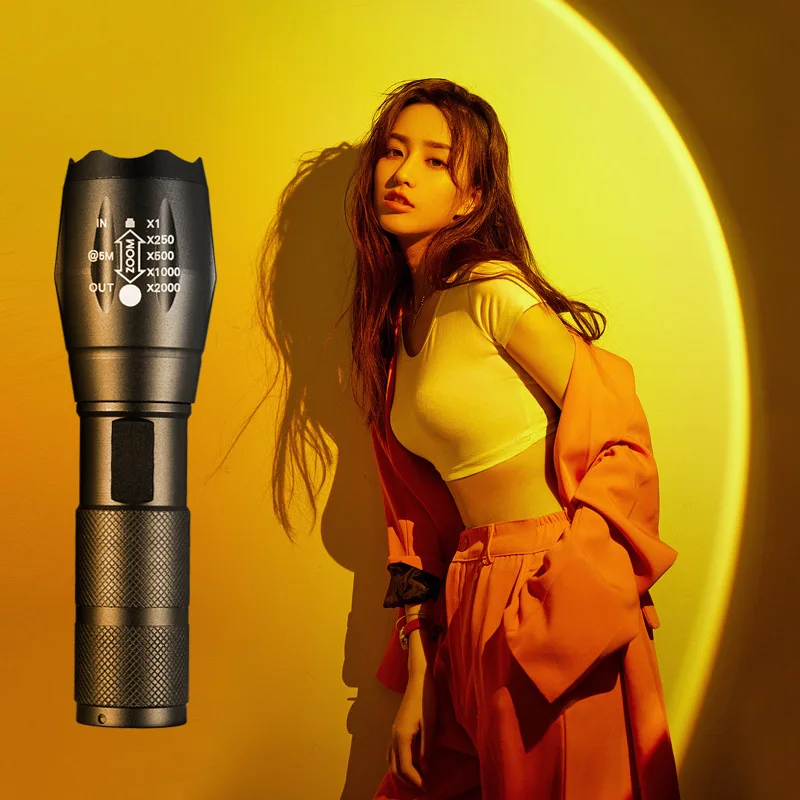 Yiscaxia Photography Fill Light Flashlight Photo Portrait RGB Color Zoom Yellow Light Sunset Light