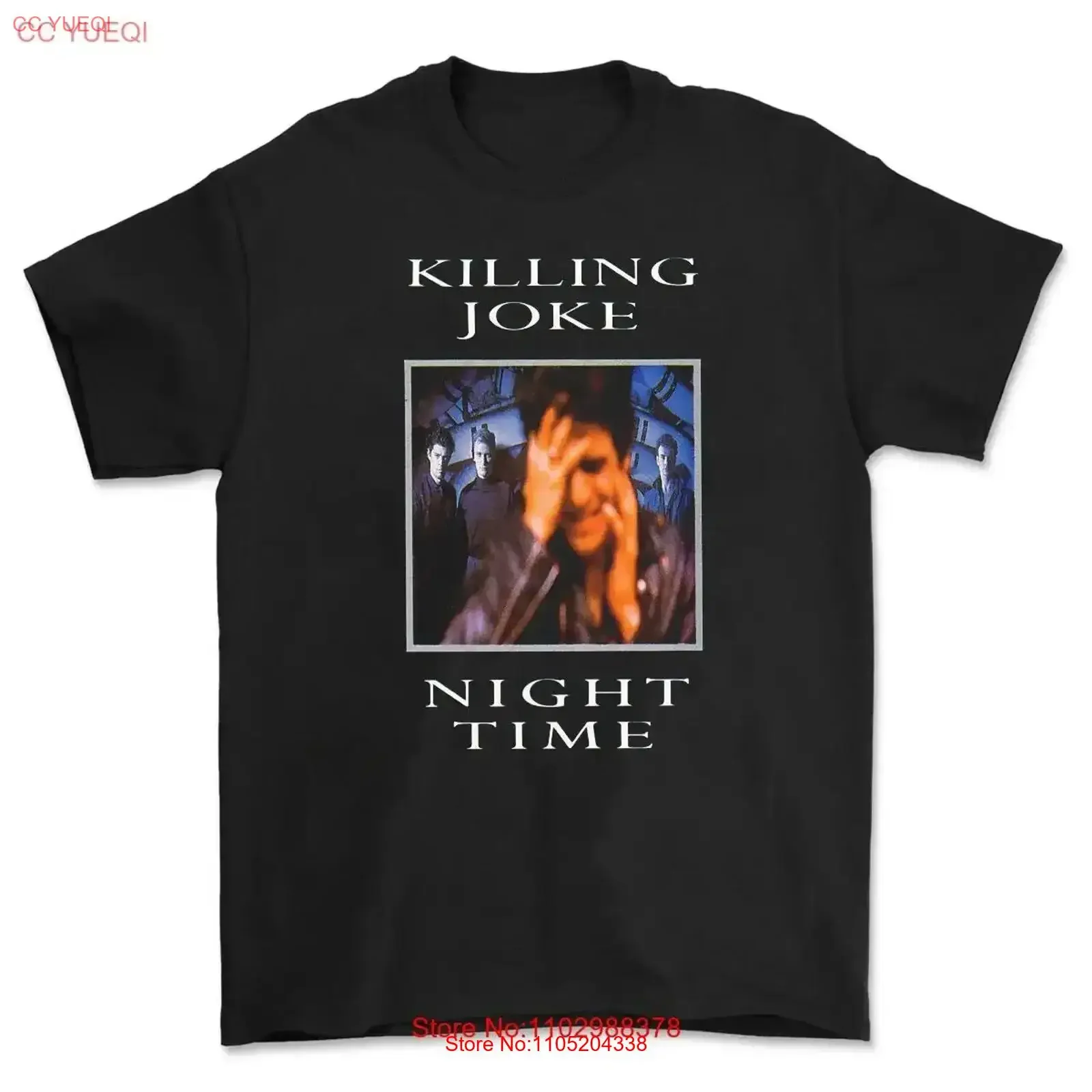 Killing Joke Band Night time Album T Shirt Cotton BS026 vintage Washed Breathable Top For Everyday Wear streetwear Stylish