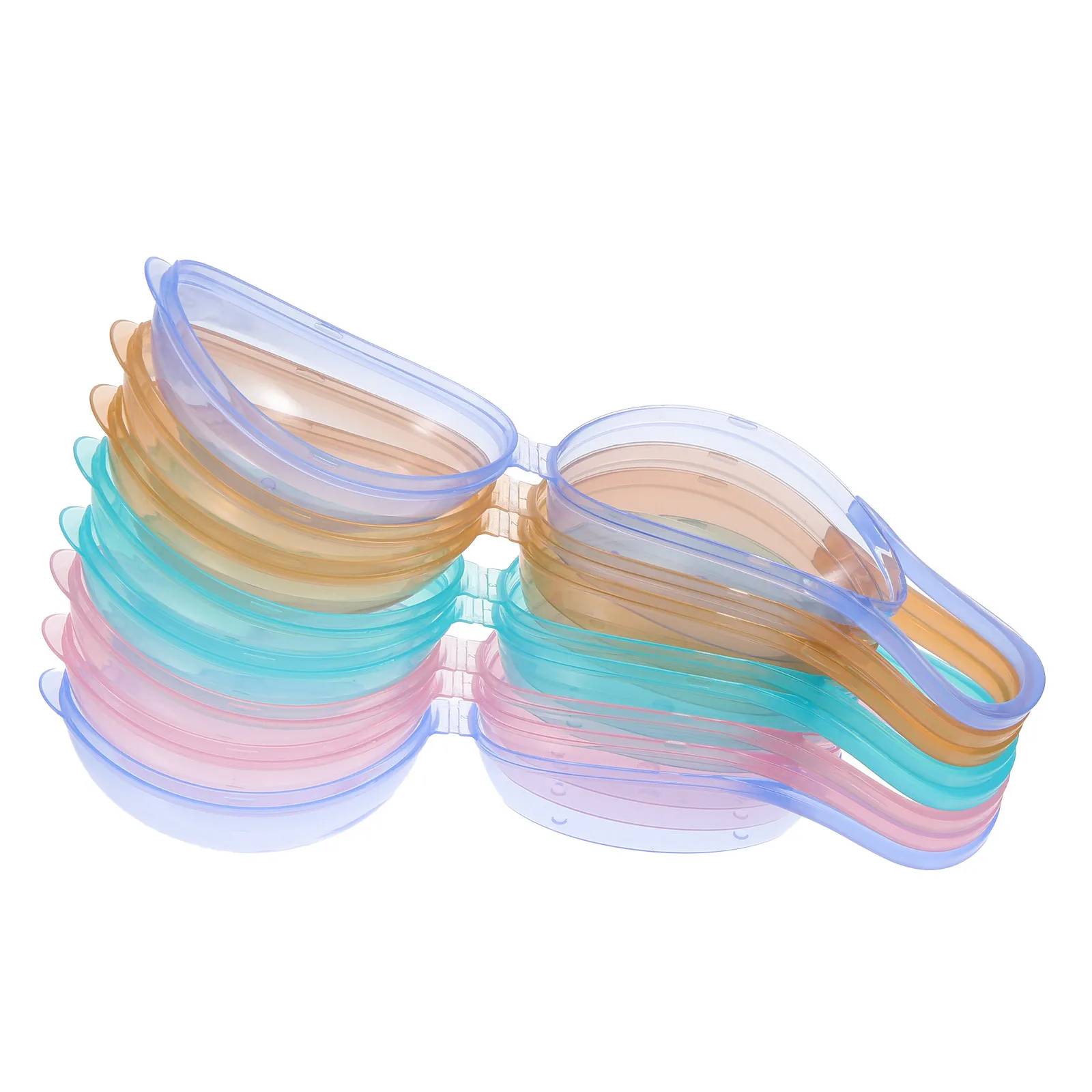 

8pcs Pacifier Cases Baby Milk Nipple Storage Portable Holder Box Diaper Bag Premium Pacifier Container New Parent Gift