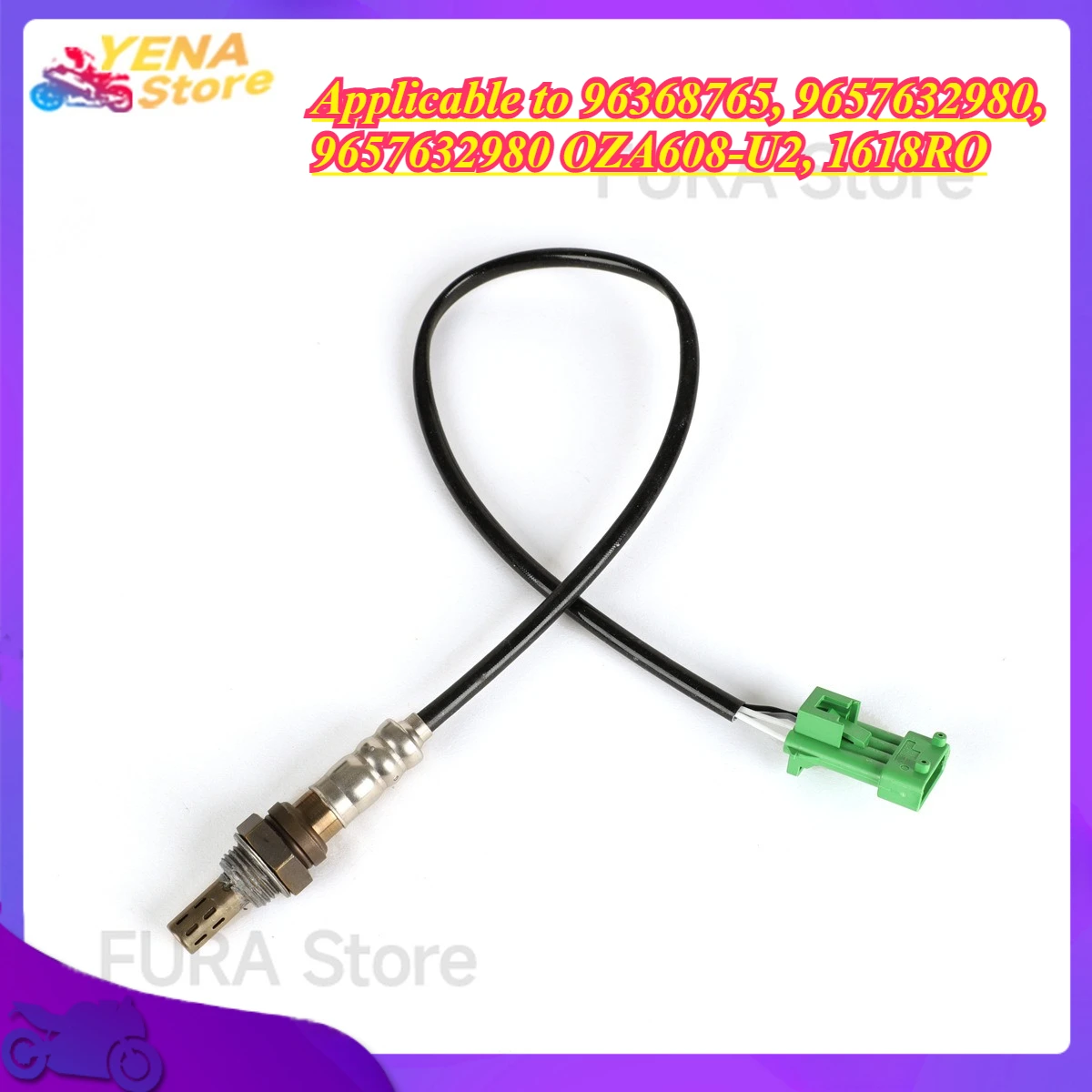 

Applicable to 96368765, 9657632980, 9657632980 OZA608-U2, 1618RO detector oxygen sensor, automotive parts.