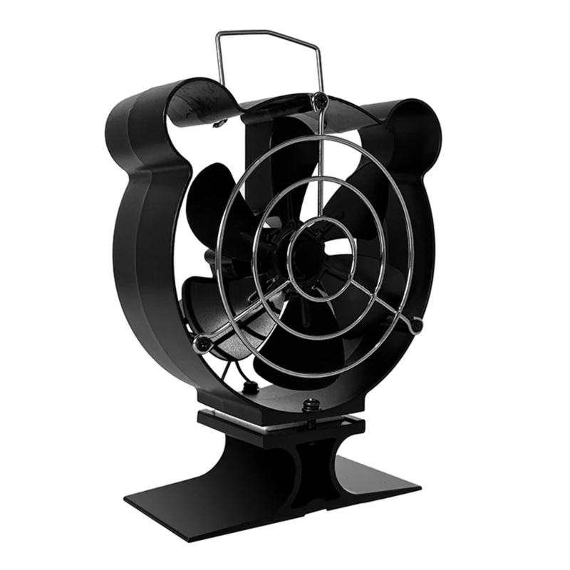 Imagem -03 - Ventilador Fogão Atualizado E5be sem Necessidade Energia Ventilador Fogão Movido a Calor para Aquecimento Doméstico
