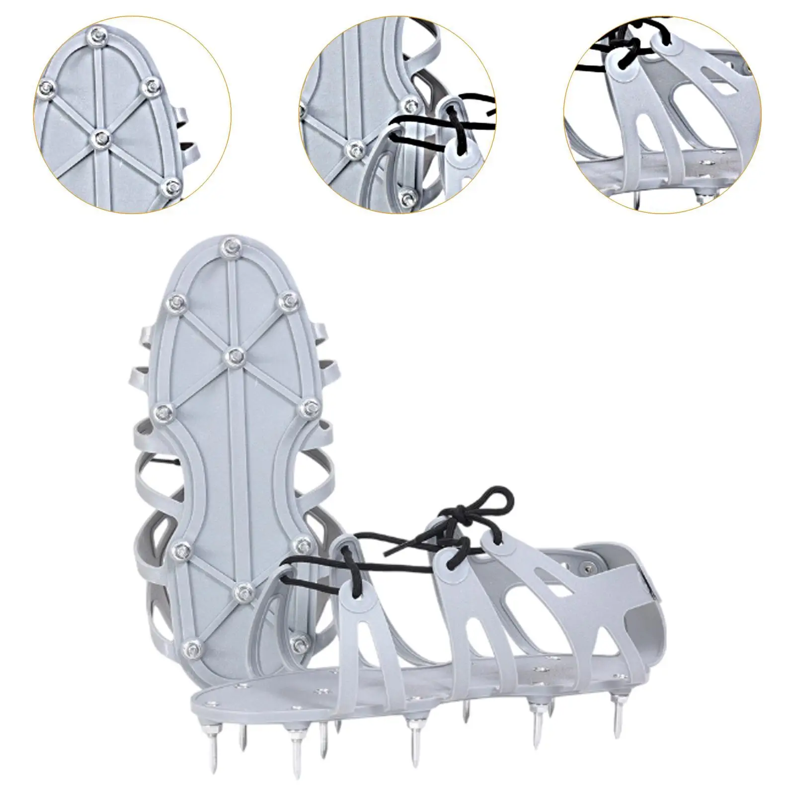 Spiked Shoes Lawn Aerator Sole for Lawn Aerating Cover Installation Overlays