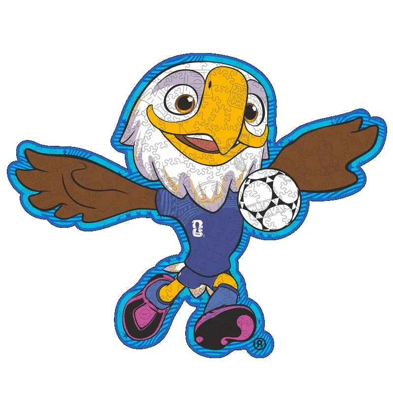 

Деревянный пазл-головоломка с талисманом Чемпионата мира по футболу FIFA, постер, развивающая игрушка для тренировки мозга, декор для дома, подарок для любителей спорта