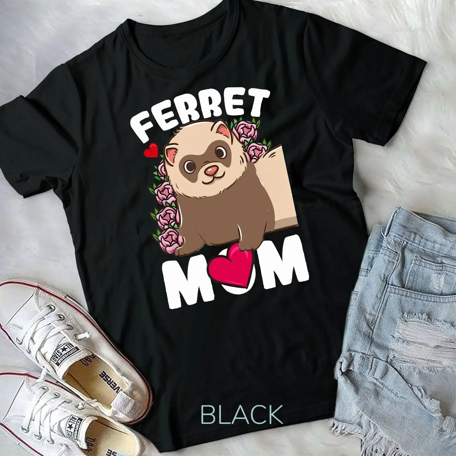 Ferret Mom T-Shirt Unisex T-shirt