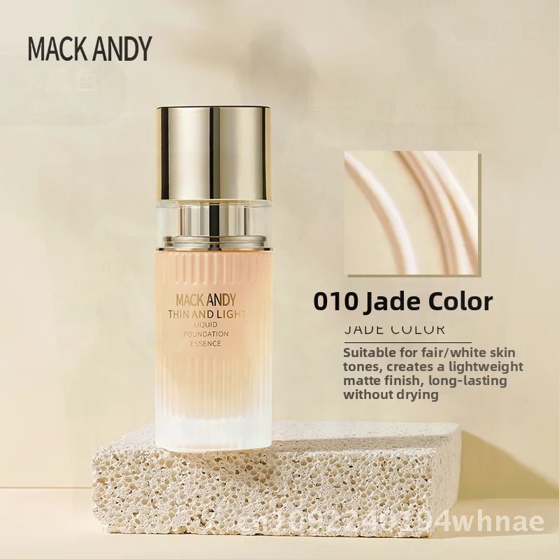 Marco Andy Liquid Foundation, 30 ml, glatter, nicht klebender Concealer für Frauen, hellt den Hautton auf, schweißbeständig, elfenbeinweiß
