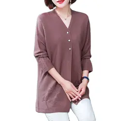 High Quality Ice Silk Knitting Cardigan Female Thin Shawl Knitted Coat Large Size Middle-aged Elderly Women Cardigan Jacket 6XL