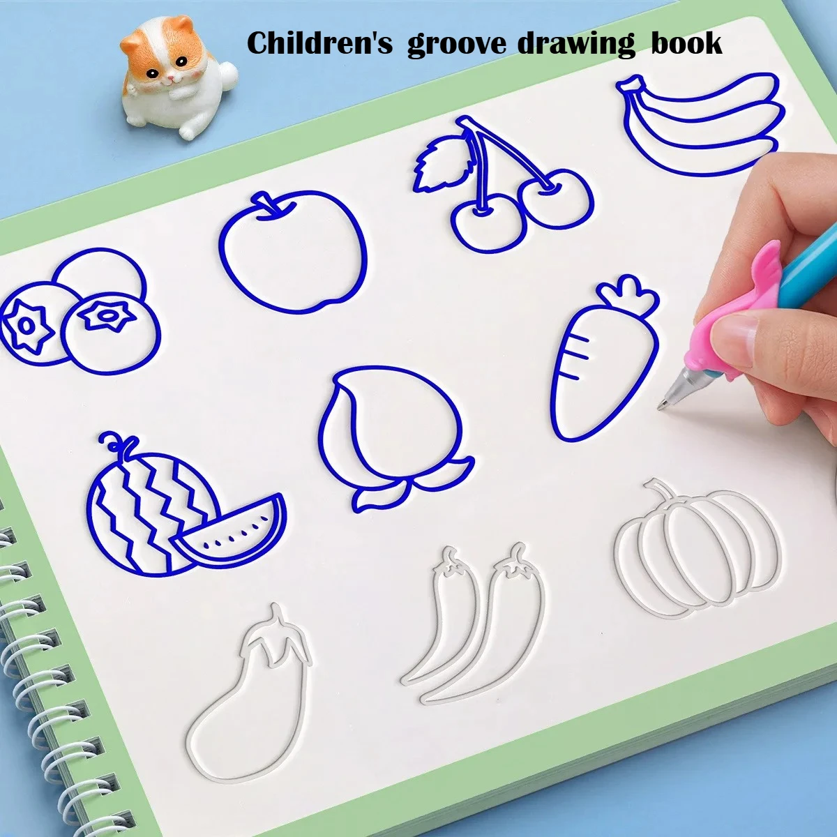 Magic Copybook Children's Groove Drawing Book Kindergarten 3-8 Ages Children's Drawing Basic Practice Groove  Book