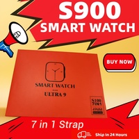 7 Watch Straps New S900 Ultra Smartwatch 2.2HD Amoled Circular Screen ECG Monitoring Reloj inteligente with Protective Case