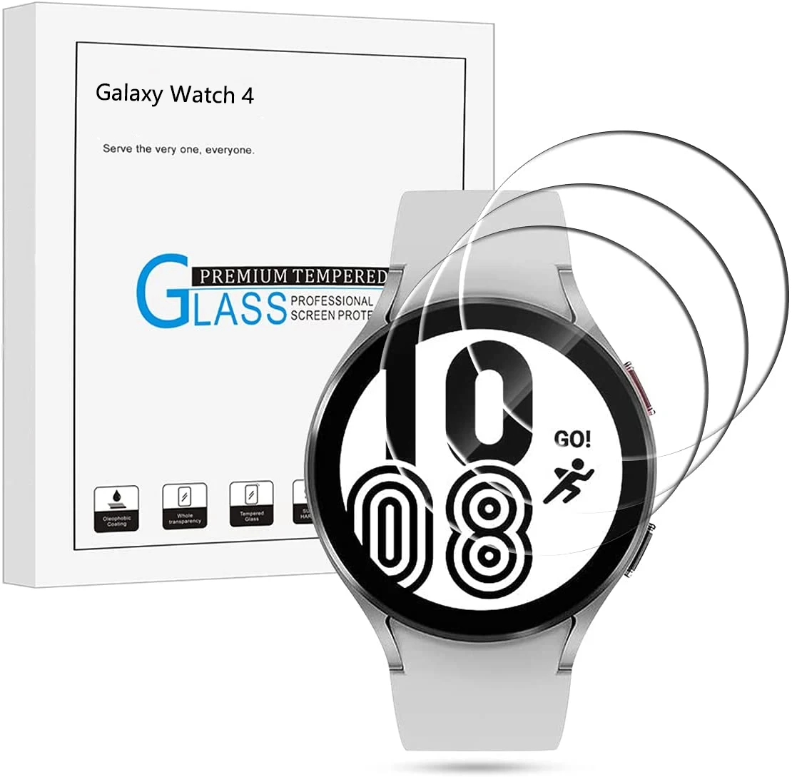 HD Clear Full Screen Protector Film For Samsung Galaxy Watch 4 40mm 44mm Tempered Glass samsung Glaxy watch 4 Classic 46mm 42mm