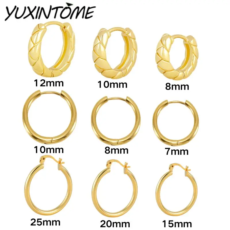 925 Sterling Silver Need Casual Versatile Different Size Geometry Circle Earrings Women's Fashion Exquisite Earrings Jewelry