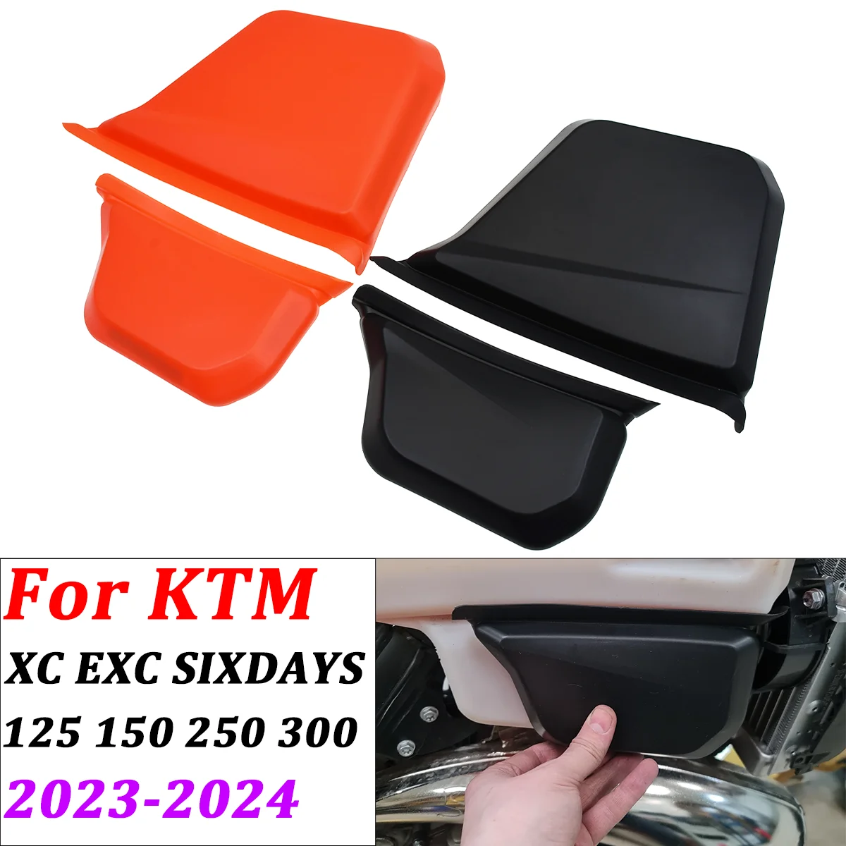 

2024 Motorcycles Parts Oil Tank Left and Right Protective Cover Shell for KTM XC125 250 300 EXC150 250 350 SIX DAYS Dirt Bike