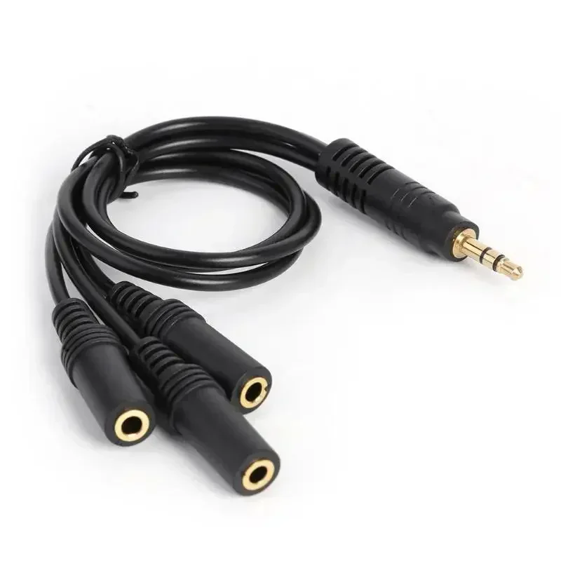 

Headphone Splitter, 3.5mm Extension Cable Audio Stereo Y Splitter (Hi-Fi Sound), 3.5mm Male to 2 Ports 3.5mm Female spliter