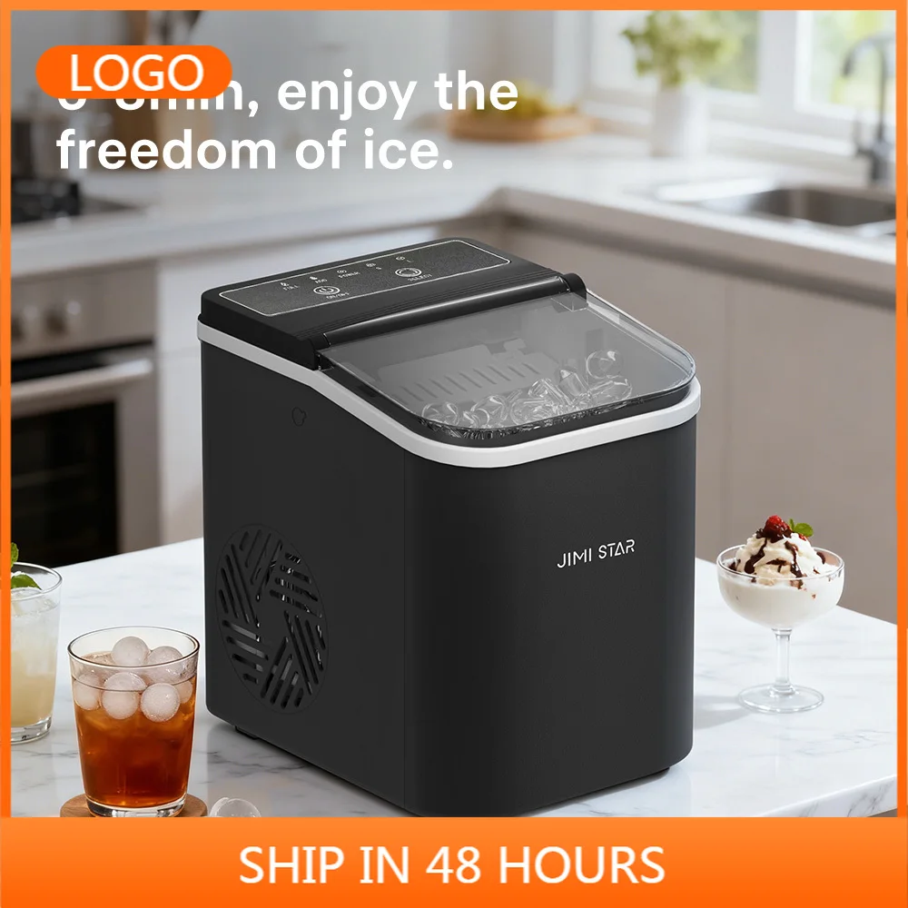 Electric Portable Bullet Ice Maker,12kg/Day Output,Bottled Water Input for