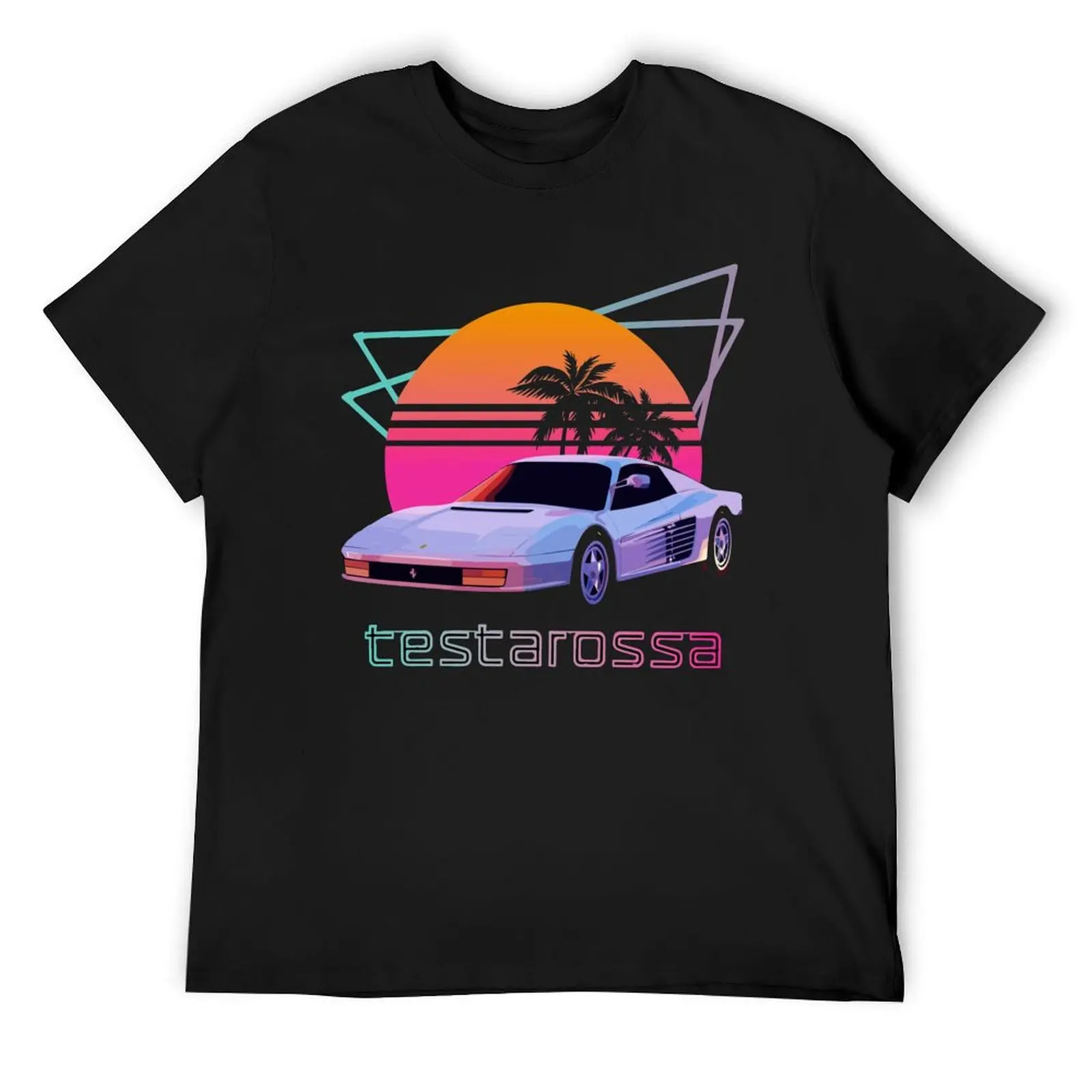 

Testarossa T-Shirt Blouse boys whites oversized graphic tee mens clothes