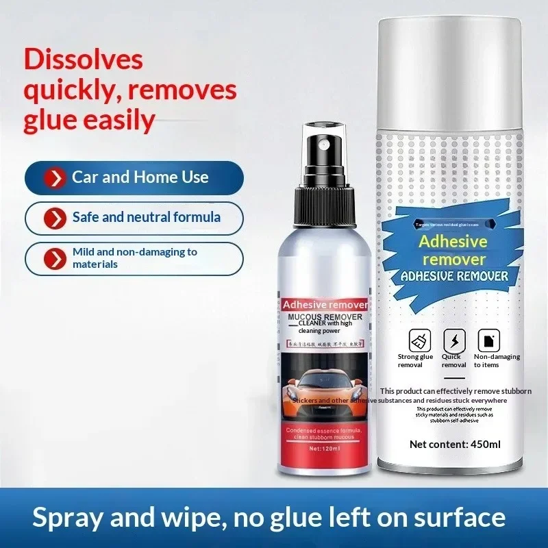Adhesive Remover Sticker Remover Glue Remover Cleaning Spray Cleaning Agent Cleaning Products Car Window Film Sticky Residue