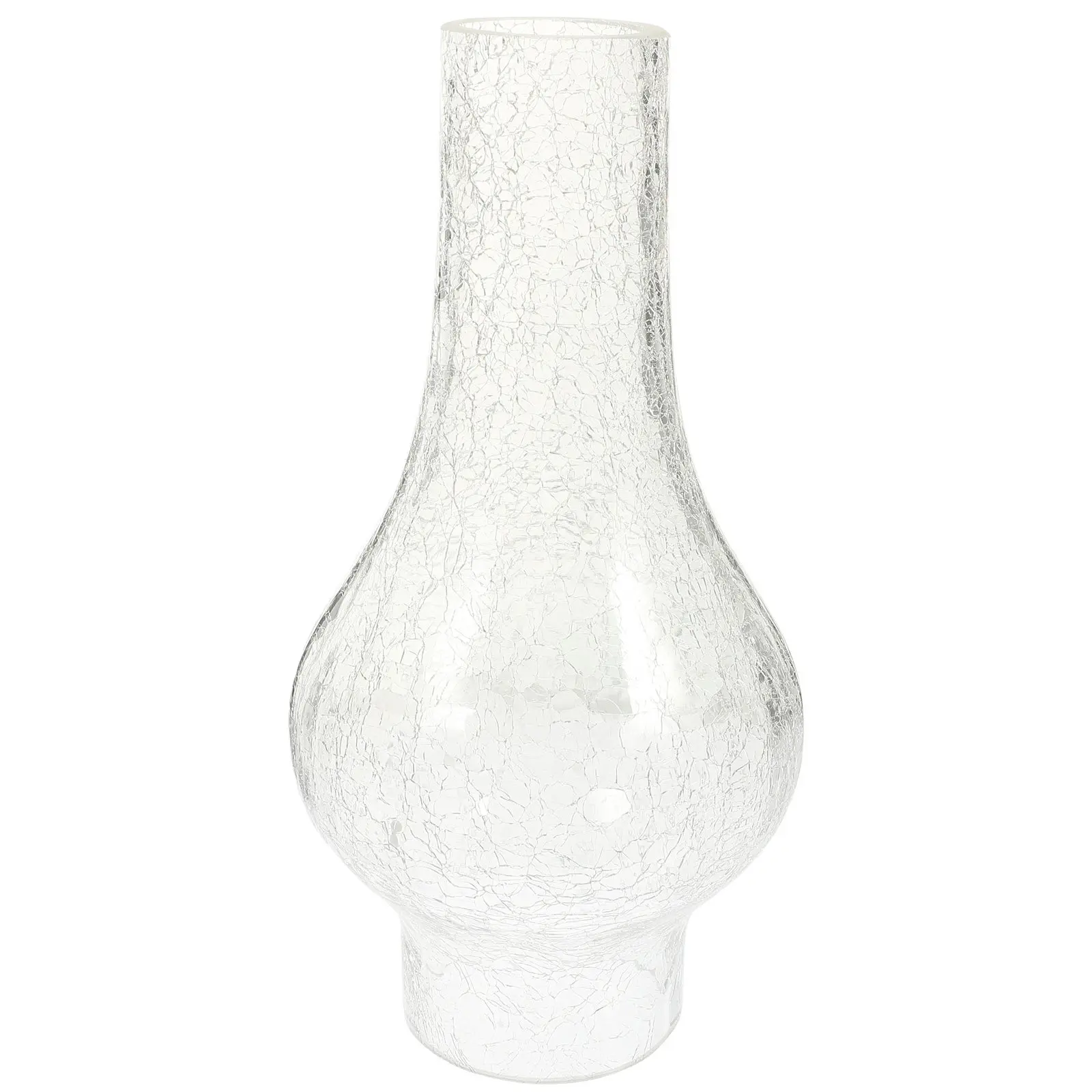 Oil Lamp Chimney Cracked Texture Retro Design Fine Workmanship Windproof Lamp Glass Cover Replacement