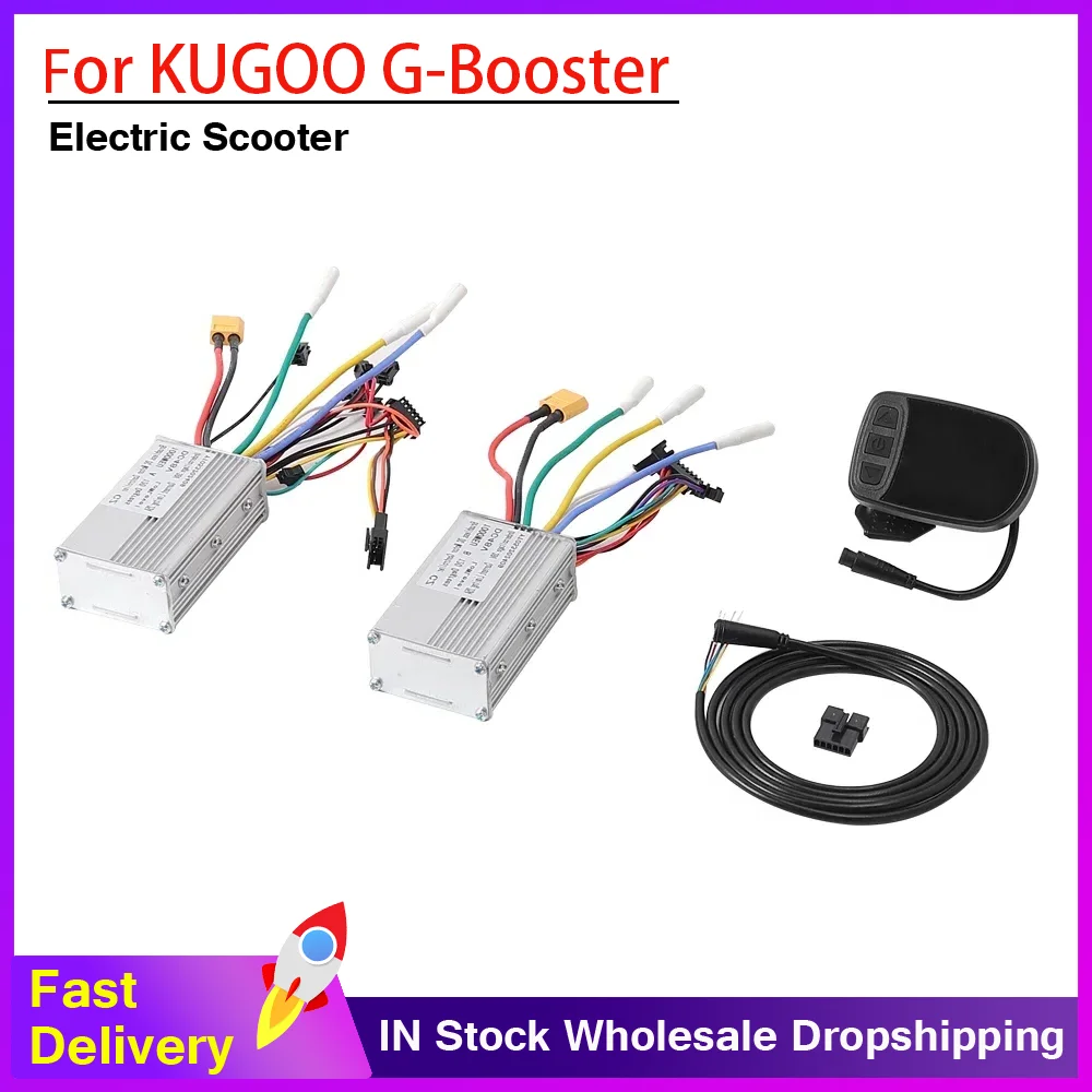 

E-Scooter Dual Drive Motor Controller with LCD Display Dial Accelerator 48V 1000W for KUGOO G-Booster Electric Scooter Parts