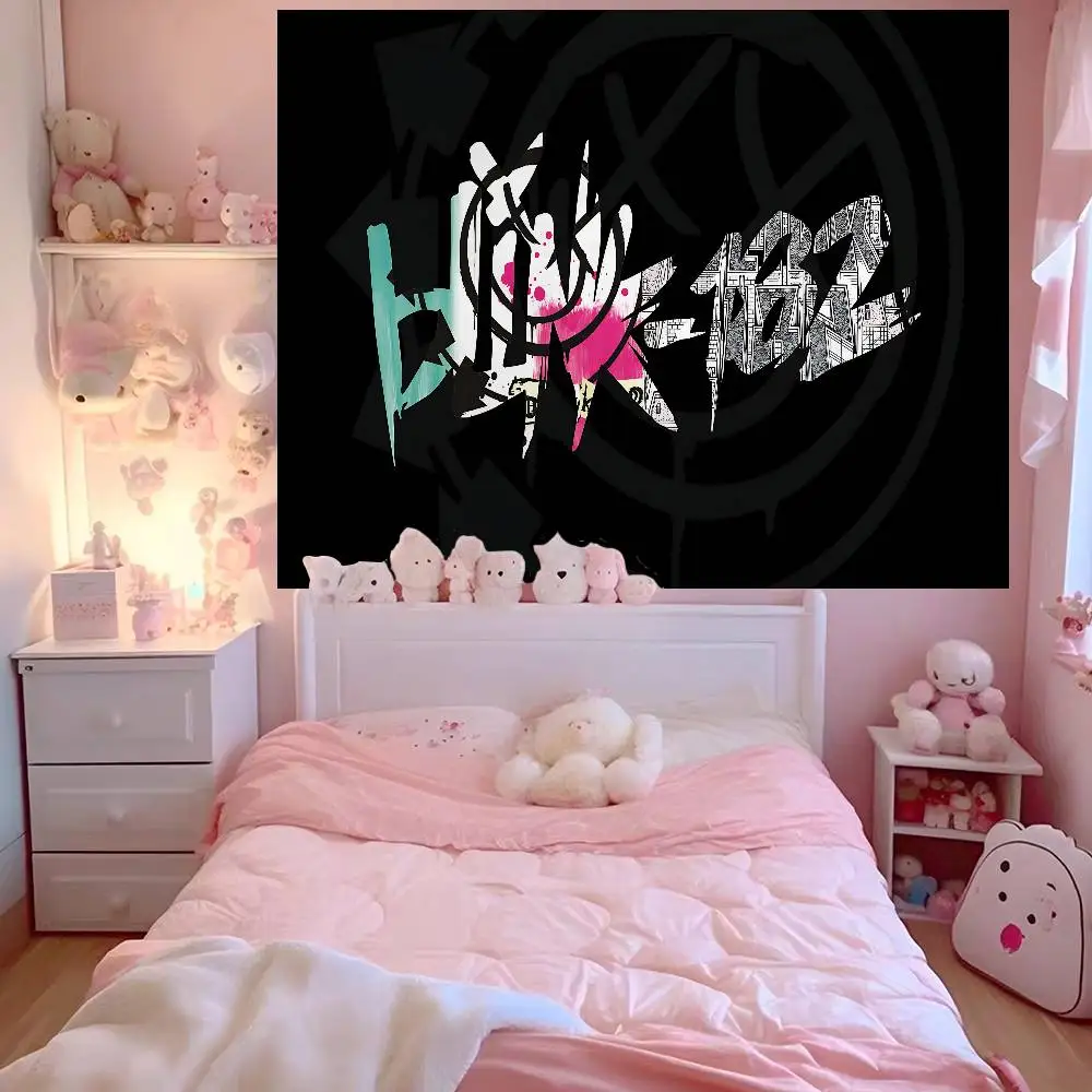 Famous Punk Band BLINK-182 Hanging Bohemian Tapestry Bohemian Wall Tapestries Mandala Cheap Hippie Wall Hanging
