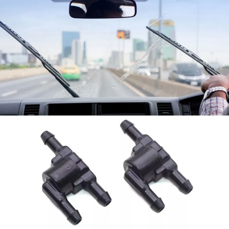 

Трехходовой клапан для системы омывателя лобового стекла, обратный Т-образный разъем, предотвращает обратный поток, простая установка, универсальная посадка, автозапчасти