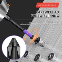 6PC Upgraded High Hardness And Strong Magnetic Bit 25/65/70/90/150mm Non-slip Cross High Hardness Electric Hand Drill Screw Set 4