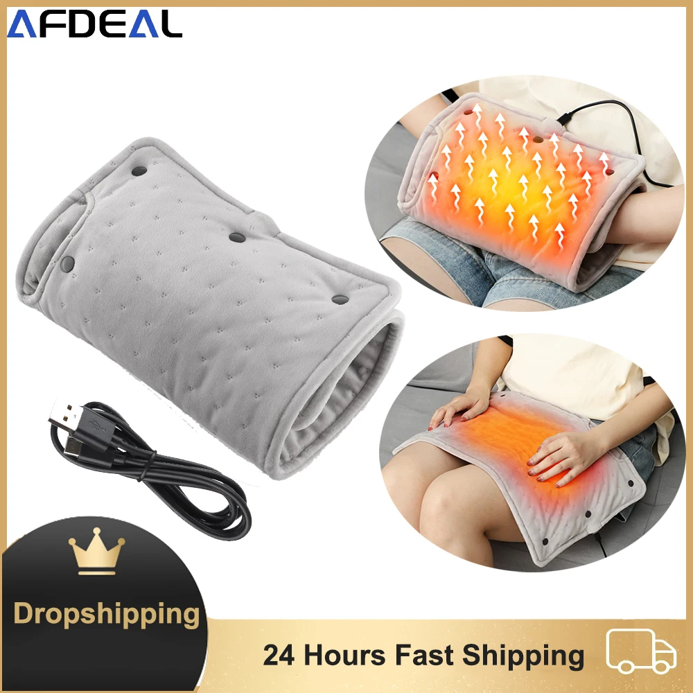 

2 In 1 Electric Heating Pad Hand Warmer Super Soft Portable Winter Hand Heater For Home Room Warming Blanket USB Charging