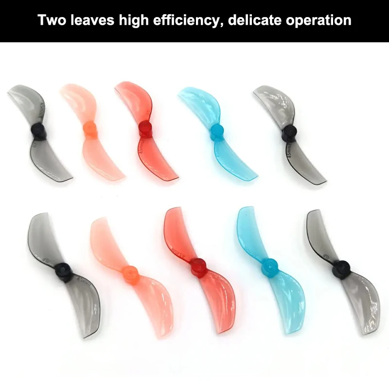 4 Pairs 8PCS Gemfan 45mm 2-Blade 3-Blade PC Propellers CW CCW T-Mount 1mm 1.5mm Shaft Props Replacement DIY Accessories for Tiny