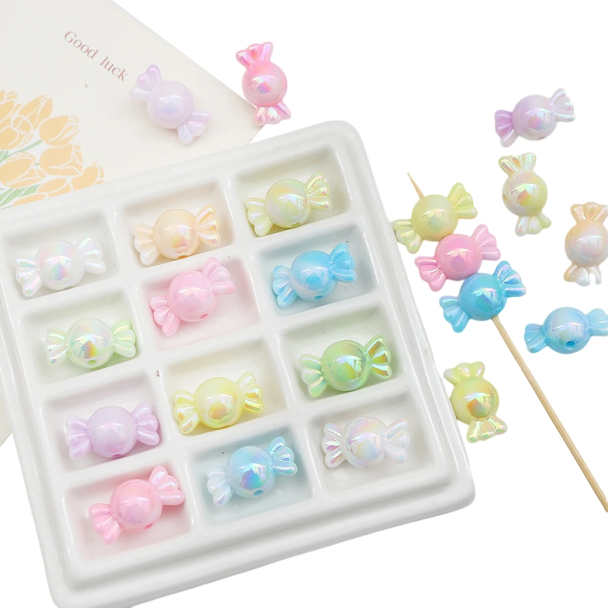 Acrylic Beads 21X12…