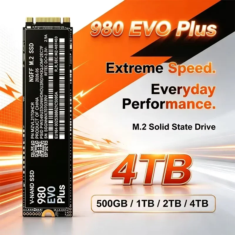 High Speed 980 EVO Plus M.2 2280 SSD Internal Solid State Drive 500GB 1TB 2TB 4TB Storage Upgrade Laptop & Desktop