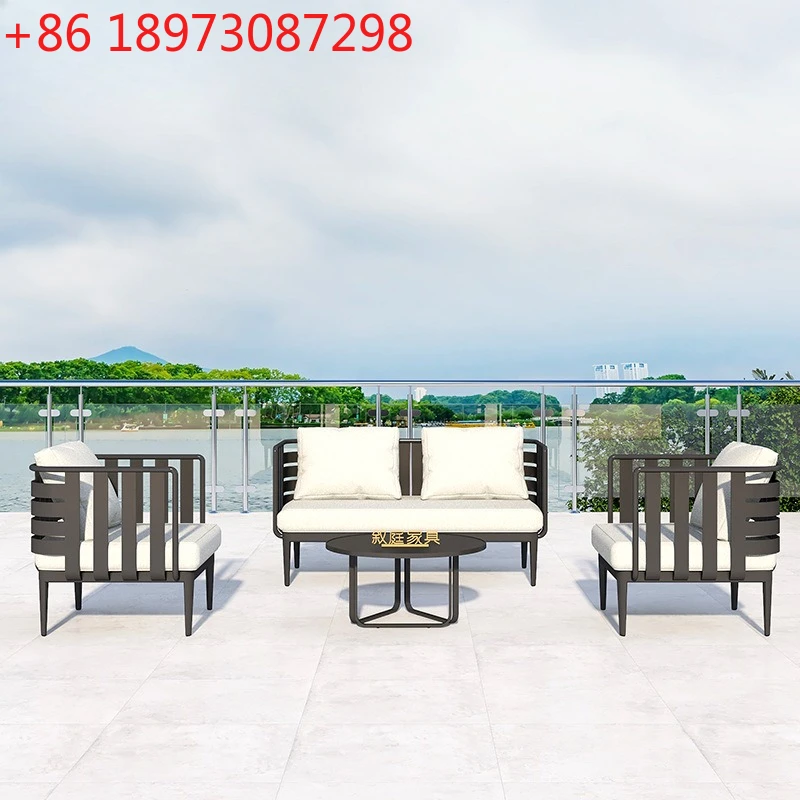 مكتب أريكة طاولة القهوة مزيج الأعمال بسيطة الترفيه منطقة الاجتماعات غرفة الاستقبال الأثاث في الهواء الطلق #1