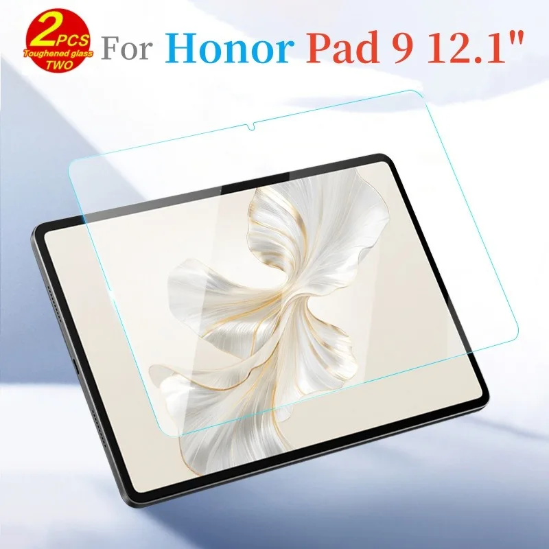 2Pcs Tempered HD Screen Protector For HUAWEI Honor Pad 9 2024 Protective Glass Film for Honor Pad 9 HEY2-W09 HEY2-W19 12.1