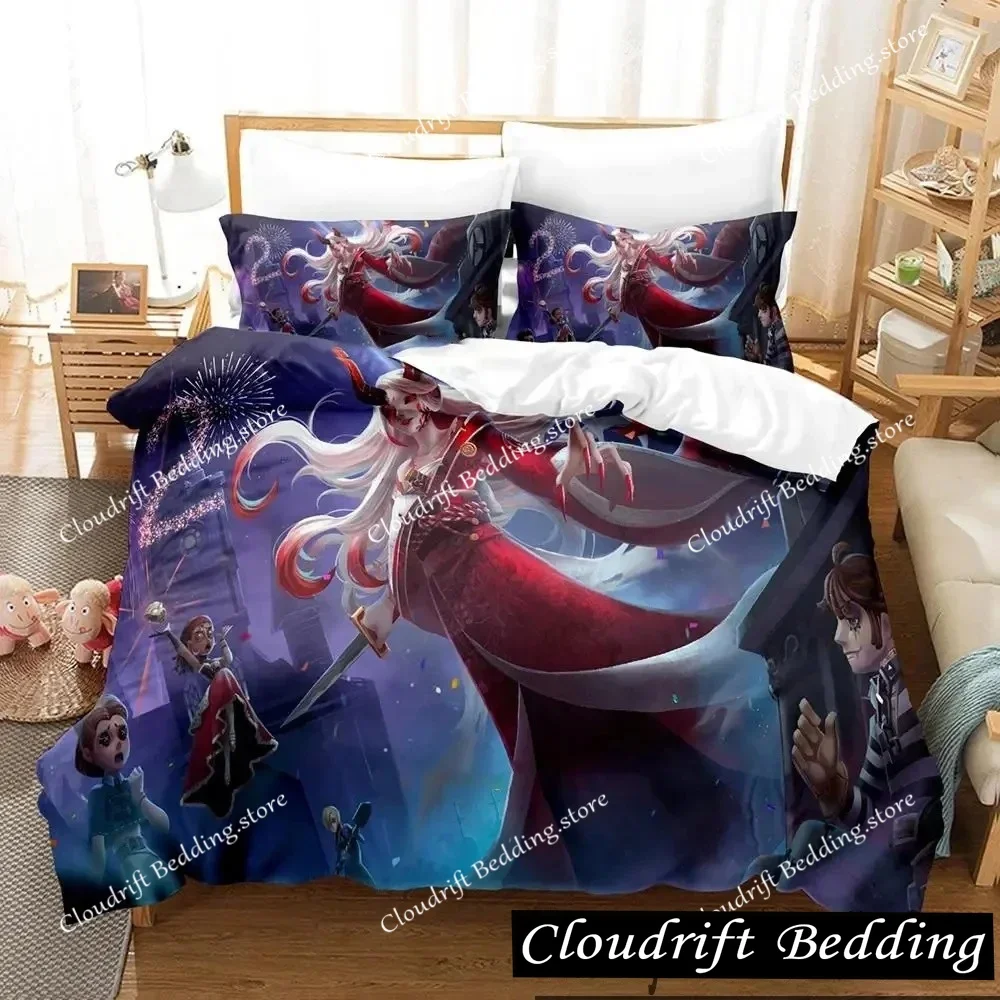 Game Identity V Anime Bedding Set Boys Girls Twin Queen King Size Duvet Cover Pillowcase Bed boys Adult Home Textileextile 3
