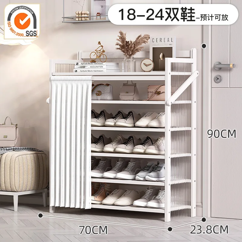 As soon as the folding shoe rack is pulled, it will save space, and the multi-layer shelf will enter the home. Acrylic