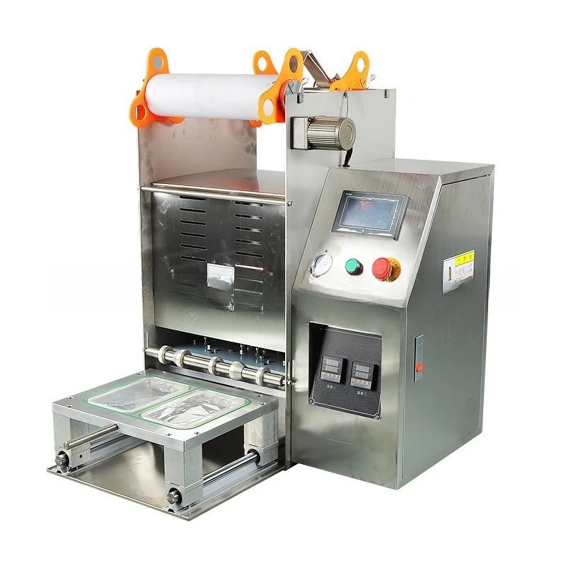 

JL-810 automatic cup sealing machine, milk tea cup yogurt jelly lunch box sealing machine