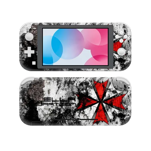 Paraguas Biohazard NintendoSwitch pegatina de piel cubierta de calcomanía para Nintendo Switch Lite Protector Nintendo Switch Lite Skins