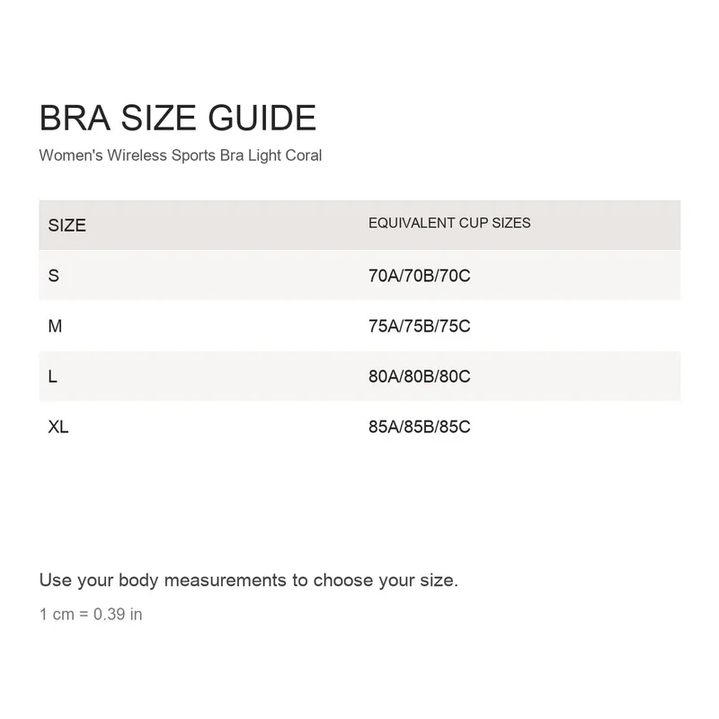Women's Wireless Sports Bra Light Coral Cup Lining 61% Nylon 39% Elastane Comfortable Breathable Daily Workout Lingerie Soft Com