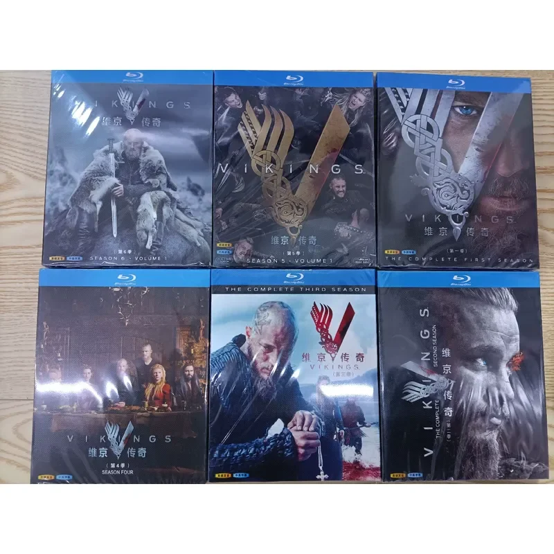 Blu-ray Vikings Season 1-6 15 Disc Boxed Complete Collector's Edition