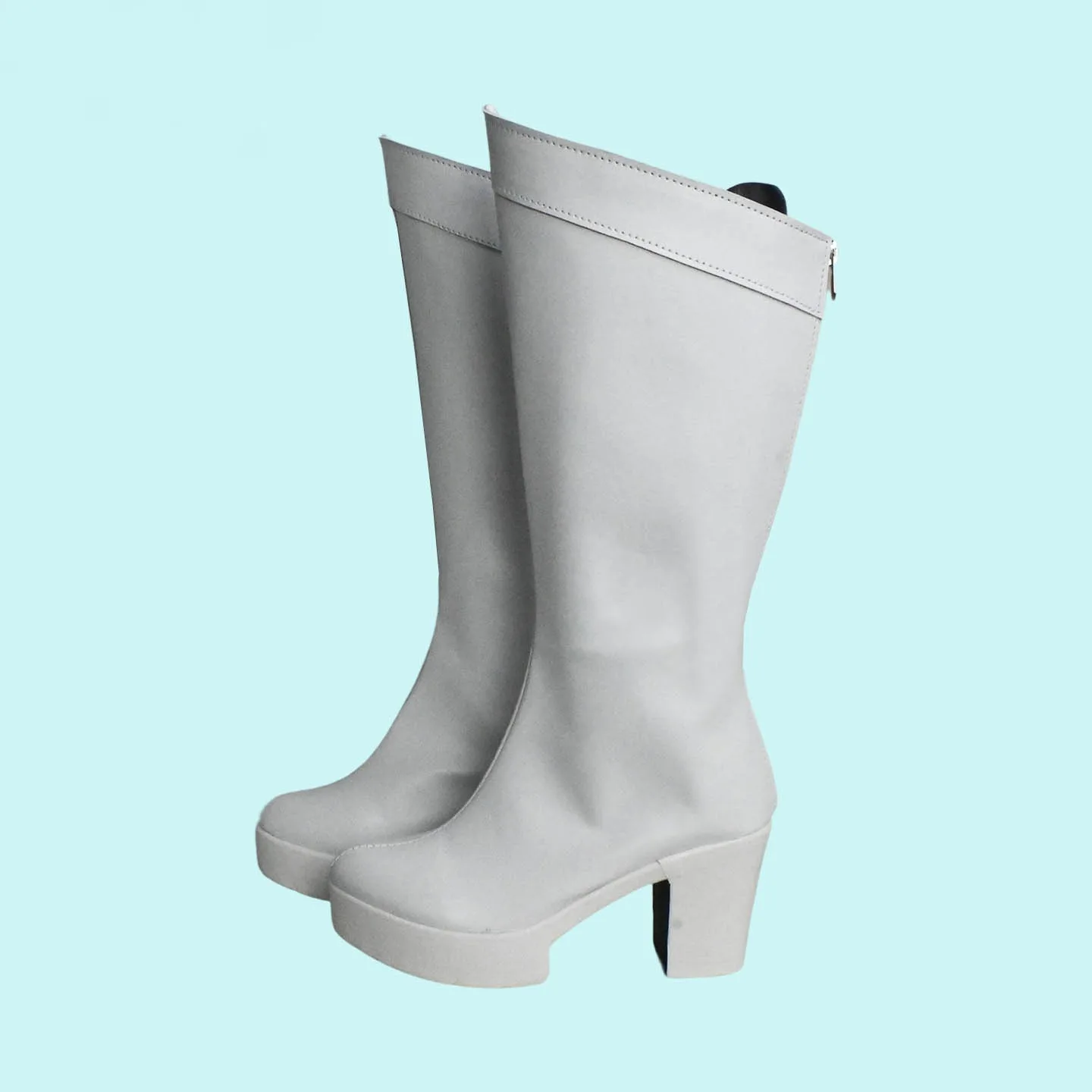 レッドセイバーネロコスプレ靴ゲームフェイト/エクストラアートワークスコスプレ小道具アクセサリーホワイトハイヒールハロウィンブーツカスタムメイド