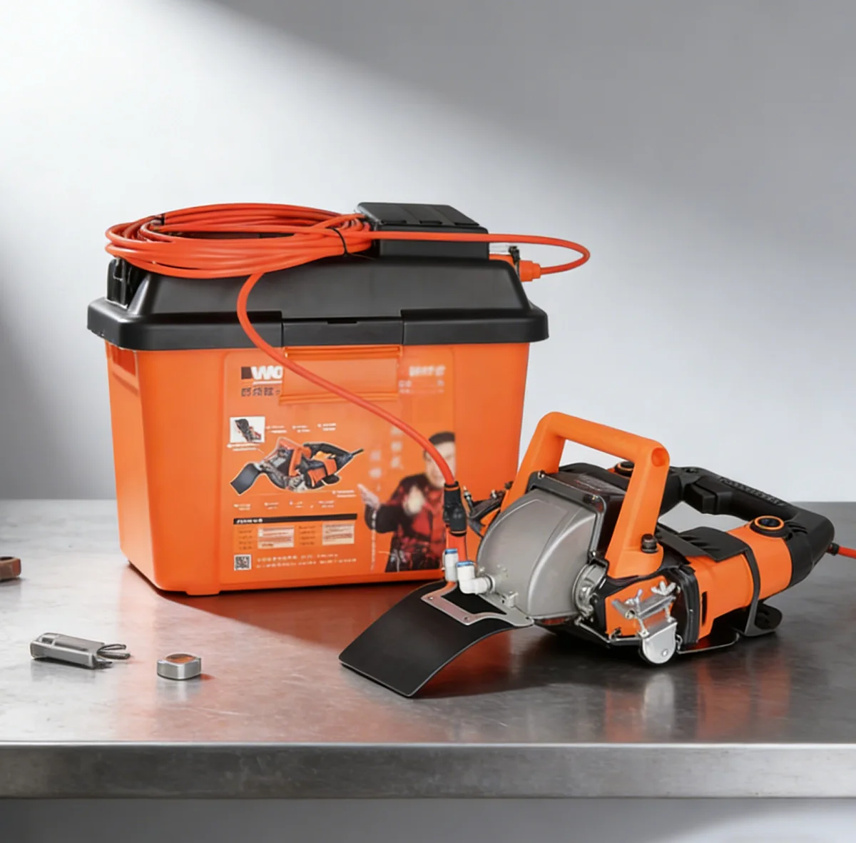 Electric Wall Chaser with Water Dust Removal Concrete/Brick Grooving Machine 6800W Efficient Slotting Tool for Construction