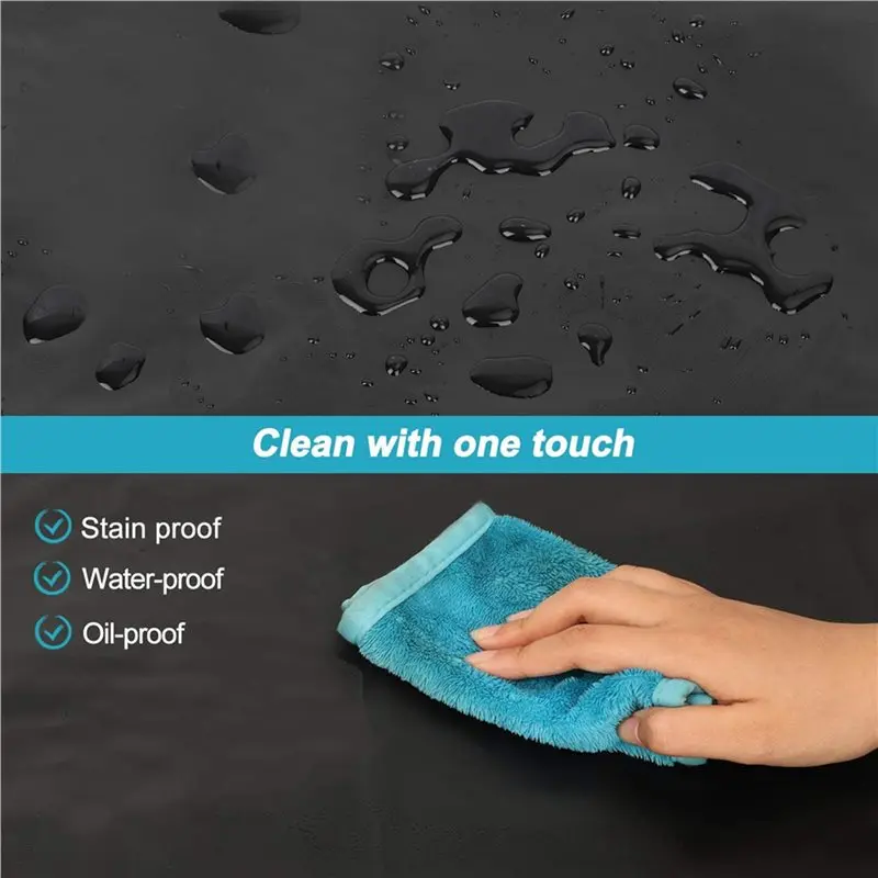 2025 Trend 4 Pack Waterproof PU Vinyl Apron 40 Inch Chef Aprons For Men Heavy Duty Chemical Work Apron Extra Long Grilling Apron
