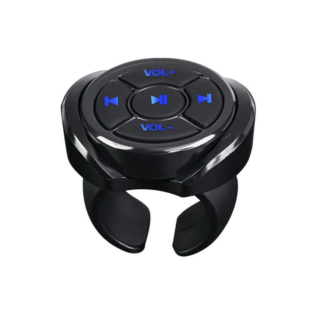

Wireless Media Button BT5.0 Remote Control Car Steering Wheel Remote Controller for Songs Play Selfie Compatible with Android