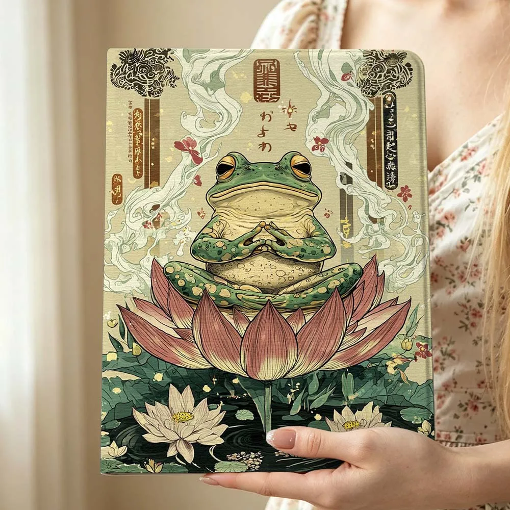 Frog Nature Meditation Popular For Huawei MediaPad MatePad Honor Pro V6 9 V8 X9 12 X 13.3 SE 11 11.5 Inch Tablet Case