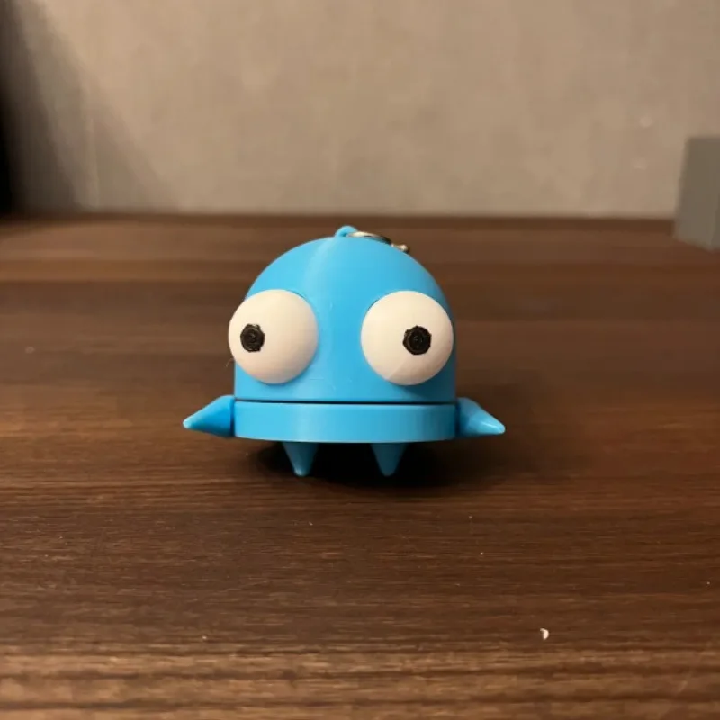 Giocattolo ornamento portachiavi con statuetta robot stampata in 3D