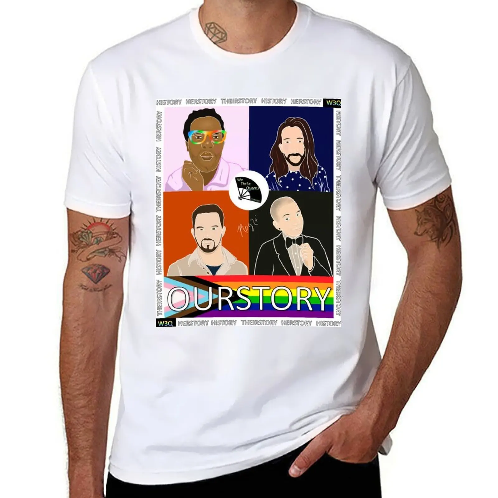 

Ourstory (A Roboprettygirl Collaboration) T-Shirt cotton t shirt pack man t shirt graphic essential t shirt T-Shirt