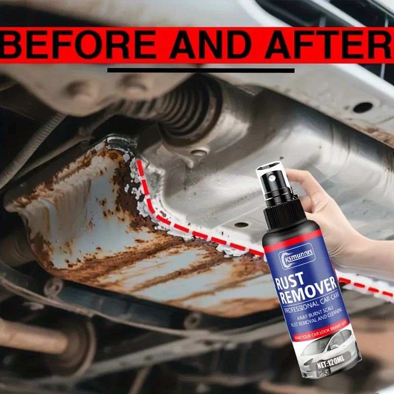 Automotive Metal Renewal Protection Spray, Chassis Exhaust Pipe Special Polishing Agent, Rust Conversion Sealing Layer, Anti-Agi