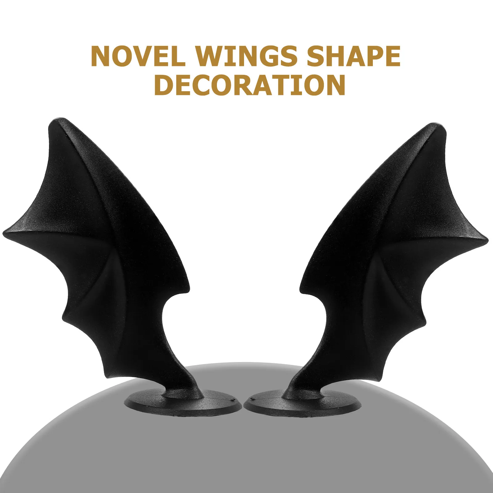 

1 Pair Motorcycle Wings Decorative Evil Wings Headdress Accessories DIY Craft Wing Decor for Skirt Dress