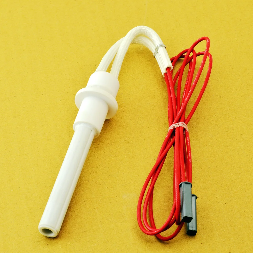 110V300W Ceramic Igniter Wood Pellet Furnace Ignition Rod Resistant to High Temperature, Fast Ignition, Long Service Life