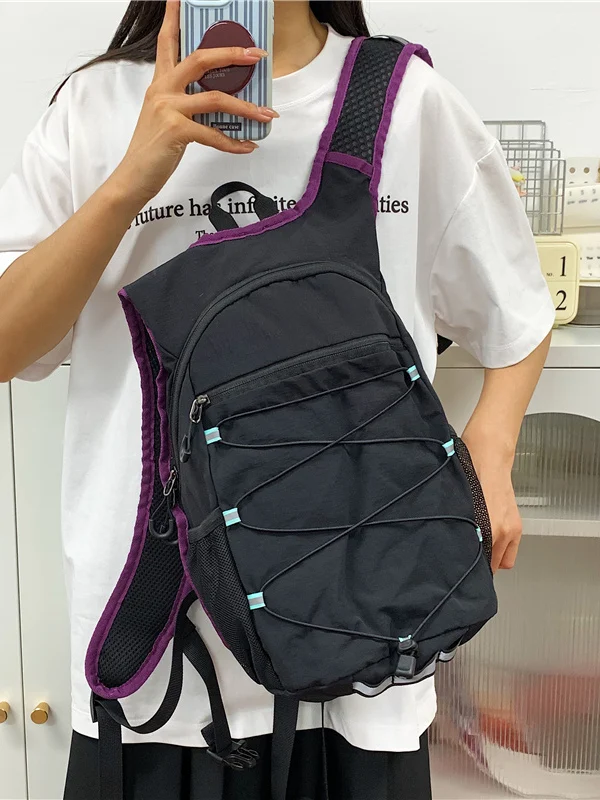 2026 New Outdoor Unisex Ultra-light Hiking Backpack Large Capacity Sports Travel Bag Men's Women's Double-Shoulder Bag