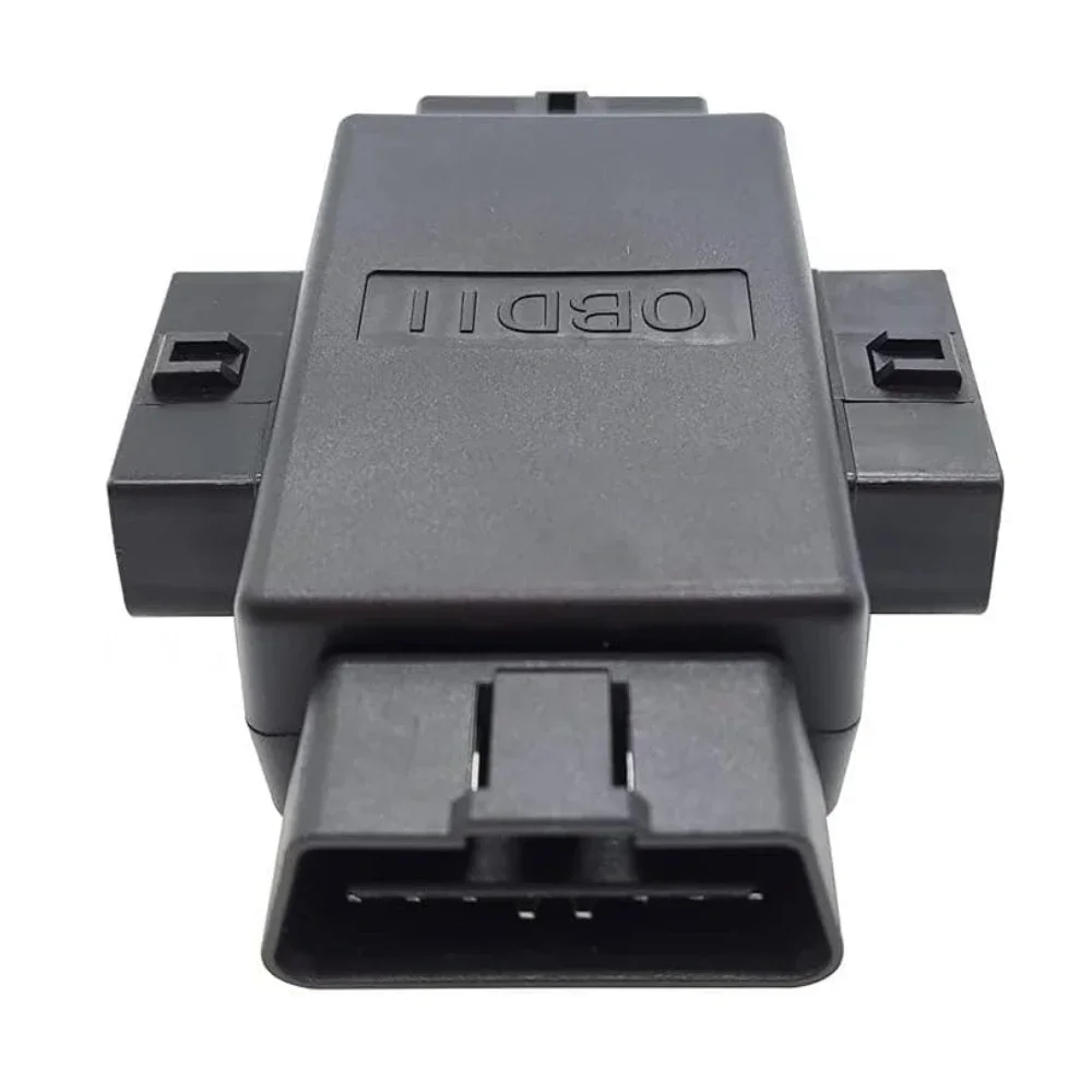 OBD2 OBD II 16pin Male Connector to 3 Female Plug OBD Adapter 1 to 3 OBD2 Splitter Cable Converter for Diagnostic Extender