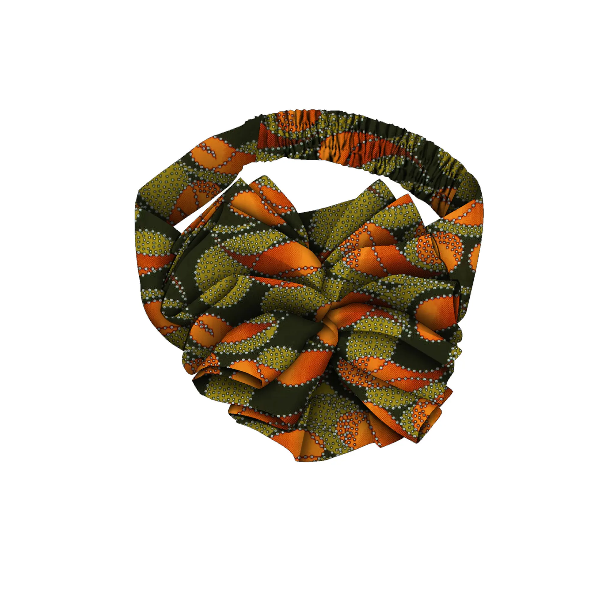 Africlife African Wax Print Headband Colorful Kente Stretchable and Elastic Headband Headwrap Handmade Accessory WYB959 - Image 4